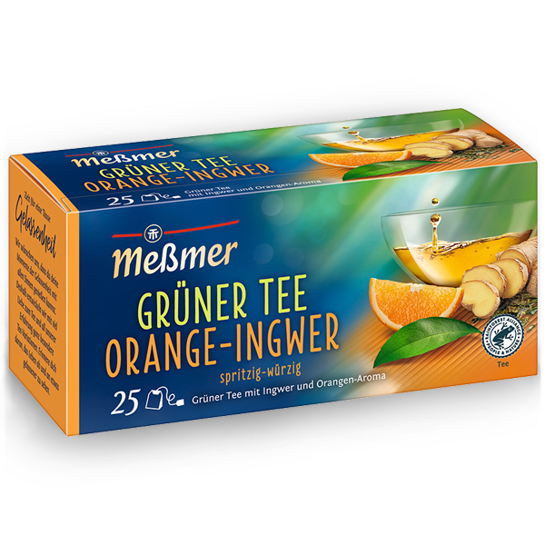 Grüner Tee Orange-Ingwer